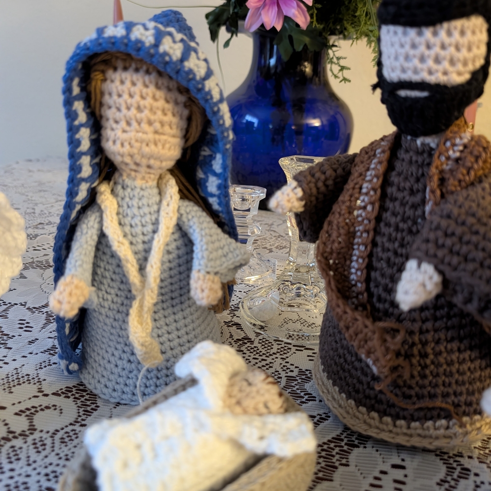 Handmade Crochet Nativity Set - Picture 5 of 5
